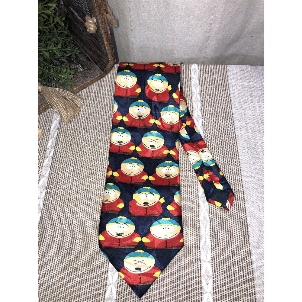 Eric Cartman South Park John Deen Mens Vintage Novelty Neck Dress Tie 1998